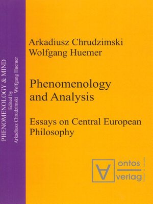 cover image of Phenomenology & Analysis